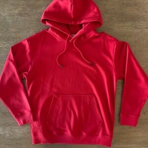 Rare Wilson Tennis America Technical YAK Blend Sports Performance Hoodie-Red-Med